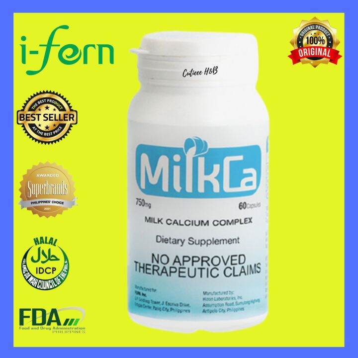 IFern Milkca Milk Calcium Complex (60 capsules) Lazada PH