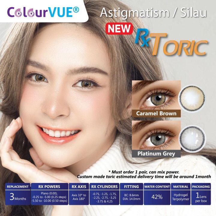 tinted toric contact lenses