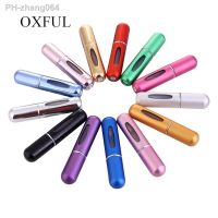 ▫ 5ml Refillable Mini Perfume Spray Bottle Aluminum Spray Atomizer Portable Travel Cosmetic Container Perfume Bottle Scent Pump