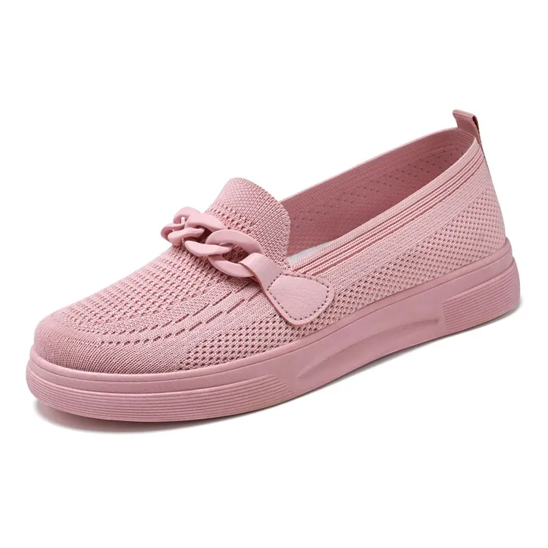 Summer Women's Slip On Loafers Comfortable Woman Flat Shoes Ladies Sneakers  Female Ballet Flats Women's Mules Driving Shoes 