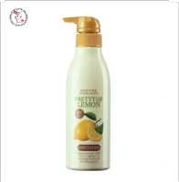 โลชั่น มิสทิน เลม่อน AHA บำรุงผิวขาว เพื่อผิวกระจ่างใส Mistine Pretty of Lemon Body Lotion 300 ml.