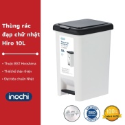 TEL Thùng rác đạp chữ nhật Hiro 10L