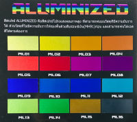 สีสเปรย์ Aluminized สีเสปรย์โปร่งแสงคุณภาพสูง (มีหลายสี) 400cc