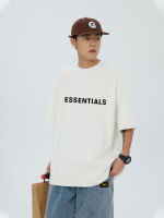 GEMMMA letter print T-shirt ผ้าคอตตอน 100% เสื้อยืดผู้ชาย ใส่สบายๆ เสื้อยืดสีขาว oversize T0010