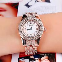 Womens Watch Korean Version Of The Same Fun Diamonds Rose Gold Fashion Casual Waterproof Female Quartz Watch - intl