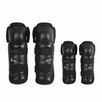 【hot】！ 4pcs/set Adult Elbow Knee Shin Armor Geer Guard Protector for Motorcycle Motorbike Racing Skating