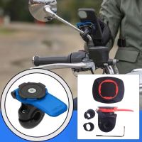 Bicycle Motorcycle Mobile Phone Holder Shock Absorber Riding Bike Vibration Damper Anti-shake Mount Bracket Adapter Accessories