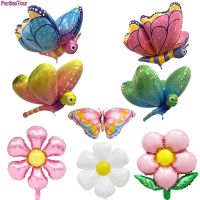 60cm Insect Cartoon Butterfly Aluminum Foil Balloon Outdoor Activities Kid Toy Photo Props Birthday Party Decoration kids gift Balloons