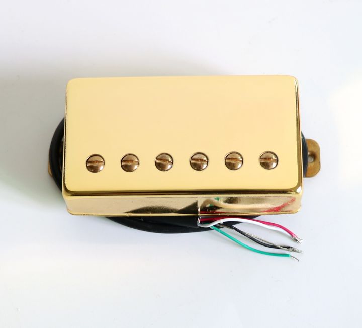 รถปิคอัพฝาครอบทองเหลืองปิ๊กอัพกีตาร์กีต้าร์-lp-humbucker-รถปิคอัพกีตาร์ไฟฟ้ากีตาร์