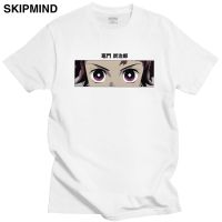 Kawaii Tanjiro Box Demon Slayer Tshirt Men Round Neck Short Sleeve Kimetsu No Yaiba Summer T-shirt 100% Cotton Tee Tops Merch XS-6XL