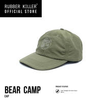 Rubber Killer - BEAR CAMP - WRINKLED NYLON CAP (หมวกแก๊ป, หมวกผู้ชาย, หมวกผู้หญิง)