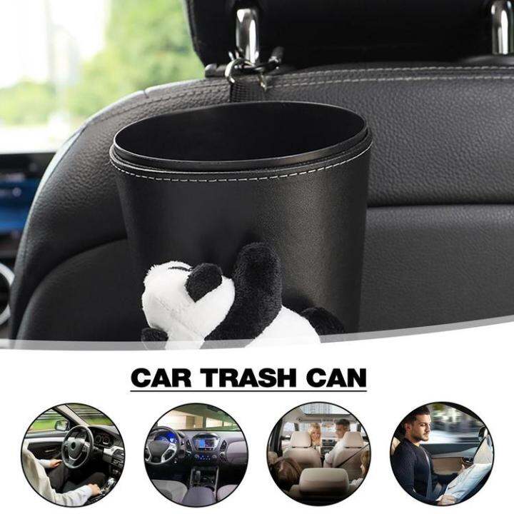 car-garbage-can-leak-proof-car-organizer-small-car-garbage-can-with-30pcs-trash-bags-leakproof-mini-car-accessories-trash-bin-car-dustbin-organizer-container-for-car-workplace-forceful