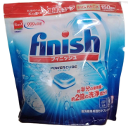 Viên rửa chén Finish Nhật túi 150 viên tổng họp 3 trong 1  Muối ưra bát +