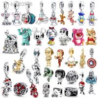 ✒♕✉ Disney STARWARS Marvel Hero Tinker bell Charms 925 Sterling Silver Original Charms Fit For Pandora Bracelet DIY Jewelry Making