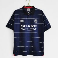 99/00 Mancheste United Away Retro Football Jersey Soccer Shirt S-XXL เสื้อแมนยูย้อนยุค เสื้อแมนยู ยุค90