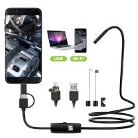 Megapixels HD USB C Endoscope Type C Borescope Inspection Camera for Android Endoscopes and Flaw Detection Tools Car Tools