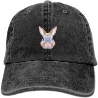 Geometric Rabbit Bunny Adult Sport Adjustable Baseball Cap Cowboy Hat