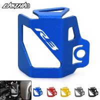 R3 Motorcycle Rear Brake Fuel Tank Fluid Reservoir Cover Guard CNC Accessories for Yamaha YZF R3 2013 2014 2015 2016 2017 2018