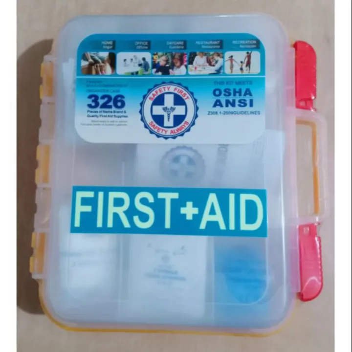 FIRST+AID KIT 326 pc's set ready to use Lazada PH