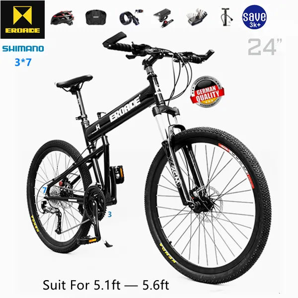 alloy folding mountain bike