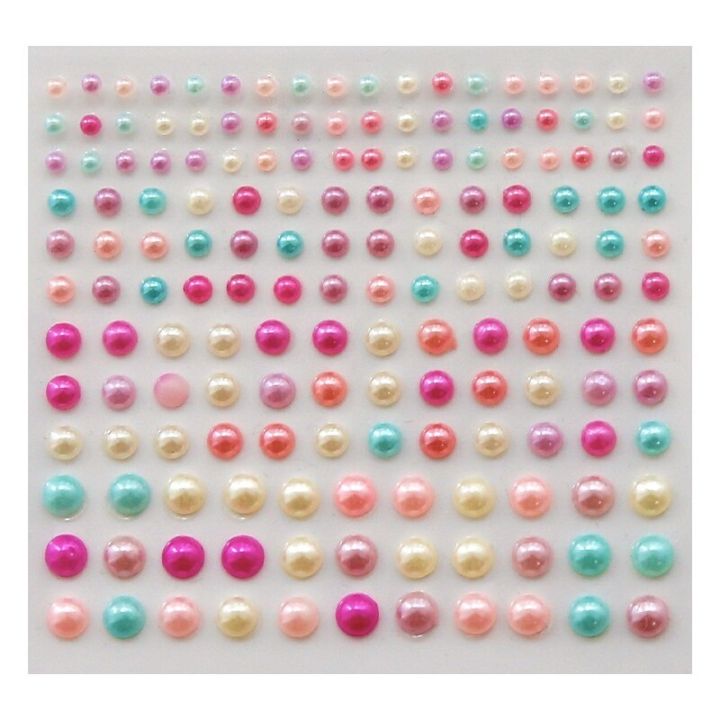 1-sheet-plastic-semi-circular-pearl-decoration-stickers