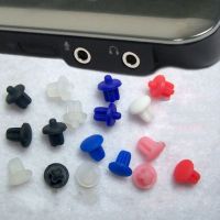 2-20Pcs 3.5mm Silicone Rubber Earphone Jack Anti Dust Plugs Audio Interface Laptop Computer Dustproof Cover Mixcolor