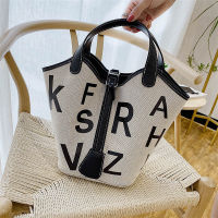 Letter Printed Canvas Handbag For Women Famous nd Tote Bag 2021 Casual New Lady Designer Handbags And Purses Women Bucket Bag