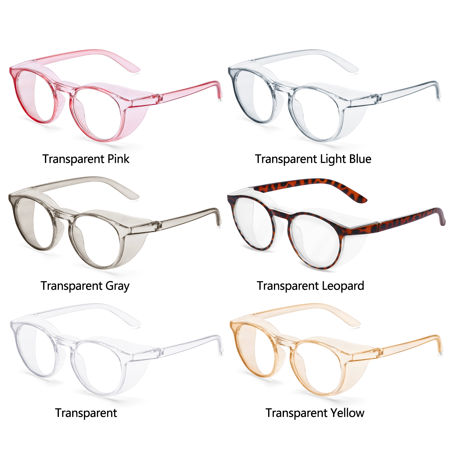 Transparent Goggles Anti Fog Safety Goggles UV400 Protective Glasses,Blue Light Blocking Eyeglasses for Men Women