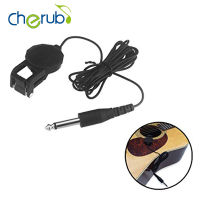 Cherub WCP-60G Acoustic Guitar Pickup Acoustic GuitarViolin Black Clip On Pickup with 14 Jack 2.5M Cable Cherub Pickup(Black)