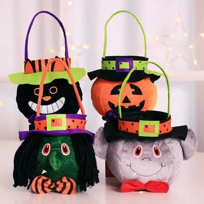 Candy Begging For Candy Handbag Hooded Ghost Festival Payment Halloween Children Cornucopia