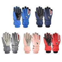 Star Shark Children Winter Ski Gloves Thick Warm Waterproof Windproof Gloves Outdoor Sports Kids Girls Boys Mittens