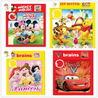 Puzzles Early Educational Toy Montessori Children Jigsaw Princess Winne the Pooh Pixar Car Puzzle Game Toy