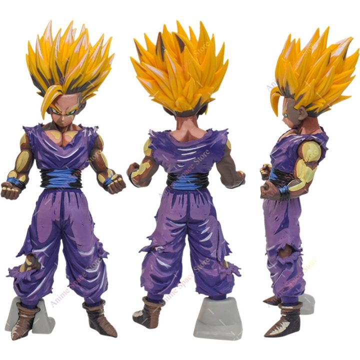 zzooi-4-styles-dragon-ball-z-son-gohan-super-saiyan-fighting-chocolate-black-ver-figurine-toys-pvc-action-figure-model-hight-quality