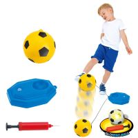 Kids Football Kick Trainer Soccer Training Aid Accessories with Inflator Toys Football Training Toys for Sports Home Children