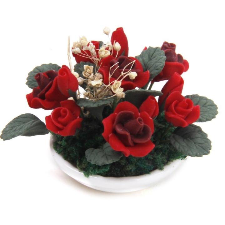 rokomari-fashion-house-พืชดอกดินเผายิปโซ1-12บ้านตุ๊กตาจิ๋วโรงงานผลิตหม้อเซรามิกสีชมพู