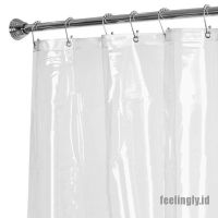 FEE1❤ 12PCS Polished Satin Nickel 5 Roller Ball Shower Curtain Rings Bath Hooks