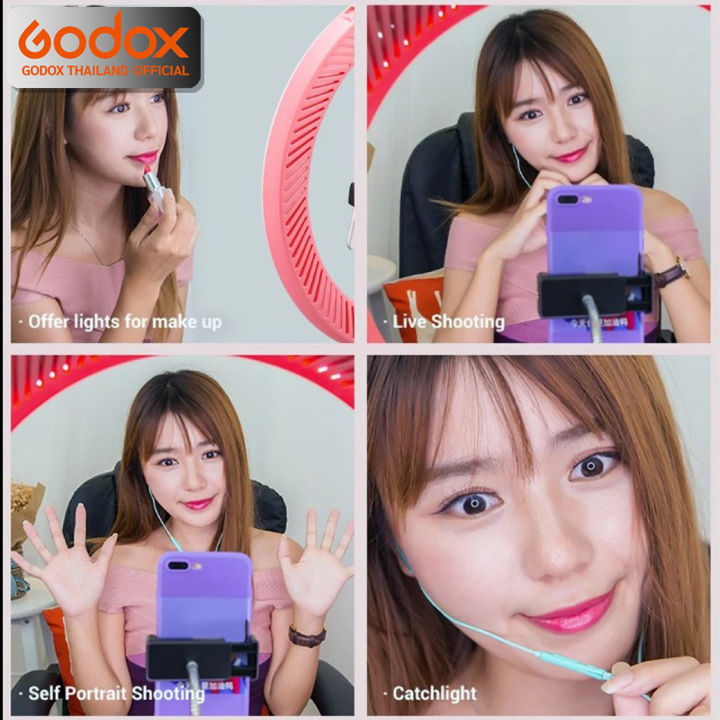 godox-led-ring-lr150-18-นิ้ว-ไฟแต่งหน้า-ถ่ายรีวิว-liveสด-ปรับสีได้-รับประกันศูนย์-godoxthailand-3ปี