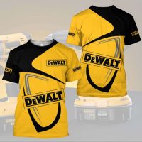 (ALL IN STOCK XZX) NEW 2023 DEWALT Top Gift เสื้อยืดผู้ชาย 3 มิติ ขนาด S-5XL 02 (ชื่อฟรี)