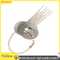 ? AM 3ชิ้น/เซ็ตชุดเครื่องมือถอดรถชุดเครื่องมือยานยนต์ PIN EXTRACTOR Remove TOOL