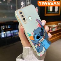 YIWESAN เคสสำหรับ Vivo Y19 Y5s Z1 Pro,เคสลายการ์ตูนบางเคสโทรศัพท์ชุบหรูหรารูปแบบขอบสี่เหลี่ยมใหม่เคสซิลิโคนกันกระแทกคลุมทั้งหมดป้องกันเลนส์กล้อง