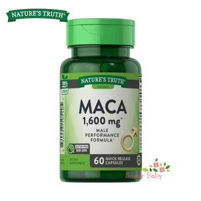 Natures Truth Maca 1,600 mg 60 Quick Release Capsules มาคา 60 แคปซูล