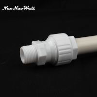 1pc NuoNuoWell POM 1/2" Male Thread-20mm Straight Connector Repair Quick Connector Water Pipe Fittings Garden Irrigation Adapter Watering Systems  Gar