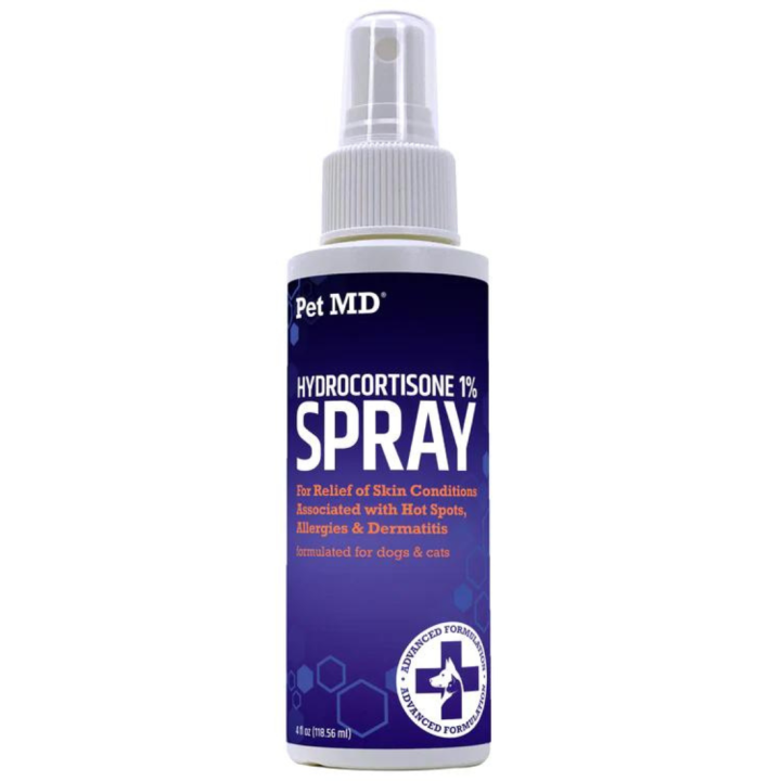 Pet MD Hydrocortisone 1 Spray For Dogs & Cats Relief Of Skin