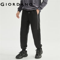 GIORDANO Men Joggers Drawstring Elastic Waist Athleisure Joggers Contrast Color Tapered Loose Fashion Casual Joggers 18113903