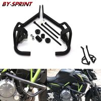 ❄☸✵ Z650 Motorcycle Engine Bumper Guard Crash Bar For Kawasaki Z 650 z650 2017 Motor Front Guard Bars Protector Frame Accessories