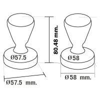 aicoffee แทมเปอร์ ที่กดกาแฟ สแตนเลส (57.5 -58 มม.)