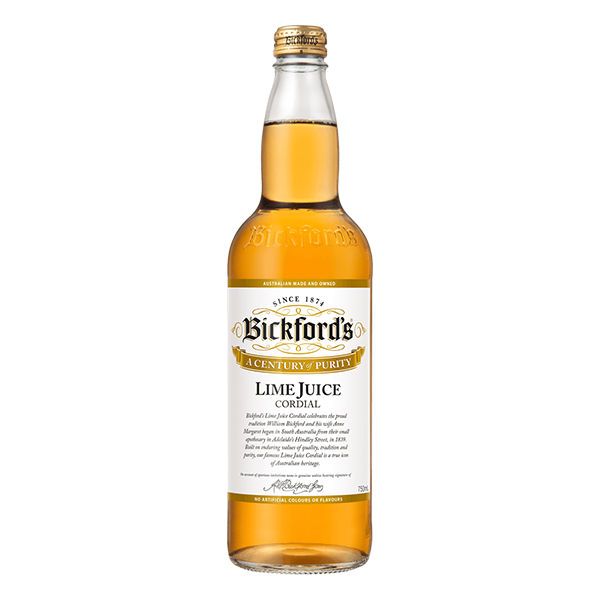 Bickfords Lime Juice Cordial 750ml น้ำมะนาวเข้มข้น ตราบิ๊กฟอร์ด ขนาด750มล. (0025)