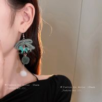 [COD] Ins Wind Tassel Earrings Temperament Earhook Female Personality Design Wholesale