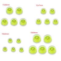 5pcs Round Bubble Level Mini Spirit Level Bullseye Level Measurement Instrument L69A