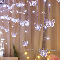 Studyset IN stock Butterfly Led String Fairy Lights 8 Mode Remote Control Lamp For Christmas Wedding Birthday Party Decoration